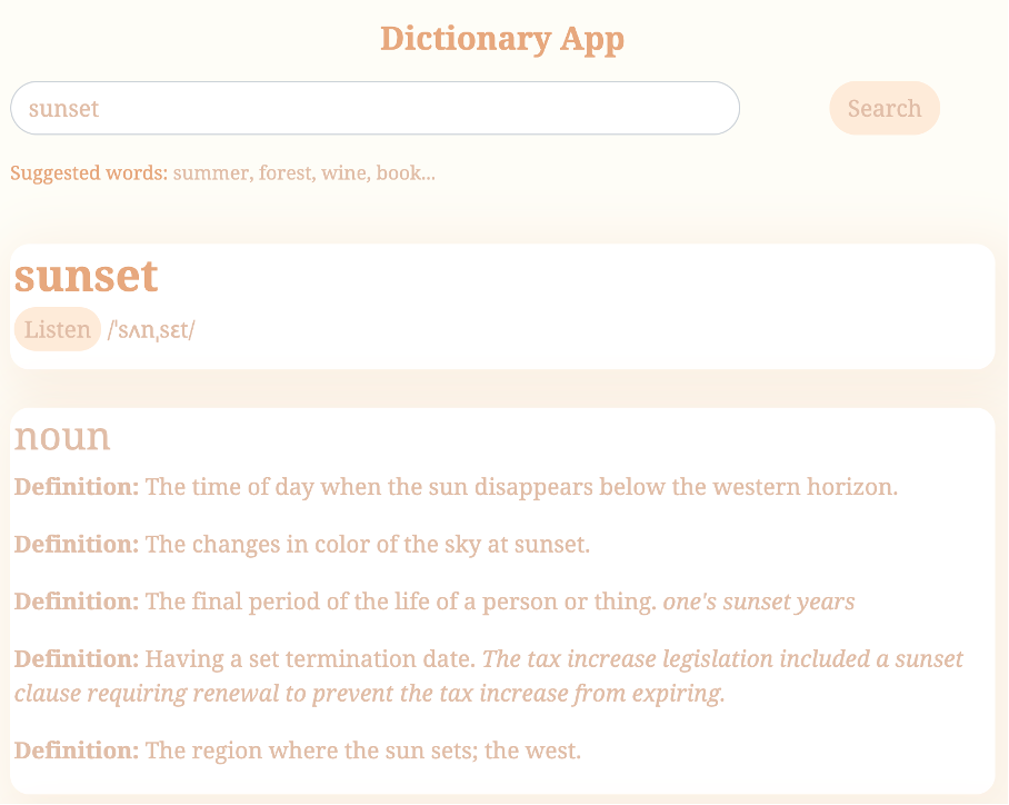 dictionary